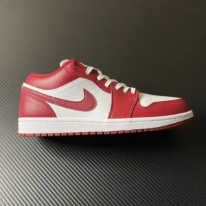 AIR JORDAN 1, "DT" - "553558-611"AJ1 Low Help New White and Red!