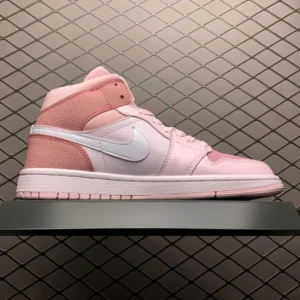 AIR JORDAN 1, "DT" - "CW5379-600"Air Jordan 1 MID AJ1 Qiao 1 mid top cultural casual sports board shoes
