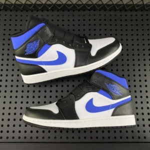 AIR JORDAN 1, "DT" - "554724-140"Air Jordan 1 mid “white royal”