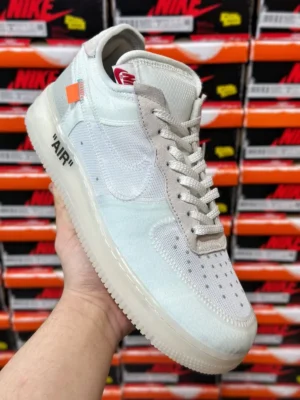 Air Force 1, "S2" -  " AO4606-100 " OW Air Force Mesh White!
