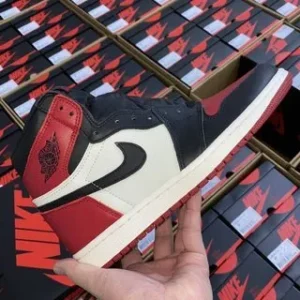 AIR JORDAN 1, "LJR" -  "555088-610" Jordan Air Jordan 1 High Bred Toe
