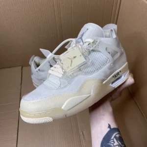 AIR JORDAN 4, "PK" - "CV9388-100"OFF-WHITE x Jordan Air Jordan 4″Sail”