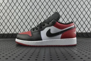 AIR JORDAN 1, " DT " -  " 553560-612 " AJ1 low cut black and red toes!