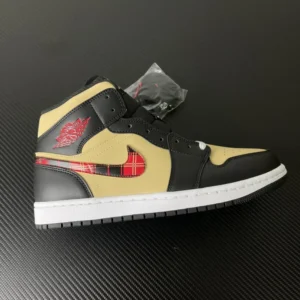 AIR JORDAN 1, "DT" -  "DZ5329-001"Air Jordan 1 Mid “Tartan Swoosh”