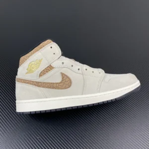 AIR JORDAN 1, "DT" - "DZ4129-102" AJ1 Mid Zhongbang White Brown! Product number: !