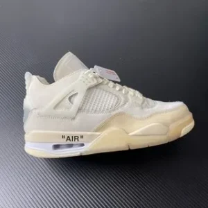 AIR JORDAN 4, "OG" - "CV9388-100" OFF-WHITE x Jordan Air Jordan 4″Sail”
