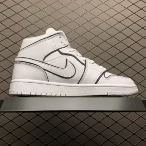 AIR JORDAN 1, "DT" - "CK6587-100"Aj1mid anime pure white reflection