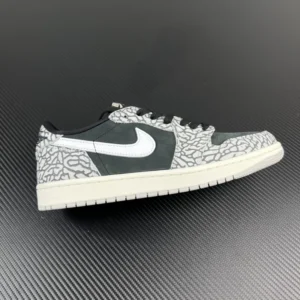 AIR JORDAN 1, " DT " -  " CZ0790-001 " AJ1 OG low cut black gray explosion pattern!
