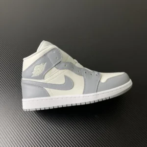 AIR JORDAN 1, "DT" - "BQ6472-115" Air Jordan 1 Mid “Grey Sail”
