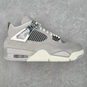AIR JORDAN 4, "KZ" - "AQ9129-001"Air Jordan AJ4 Retro Silver Plated