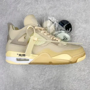 AIR JORDAN 4, "TG" - "CV9388-100" OFF-WHITE x Jordan Air Jordan 4″Sail”