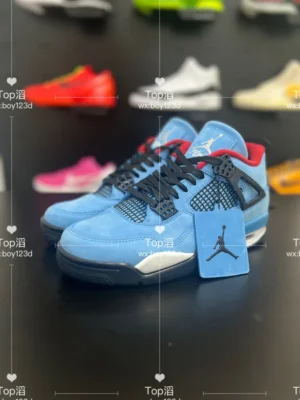 AIR JORDAN 4, "X" - "308497-406"AJ4TS Ice Blue!