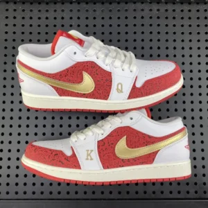 AIR JORDAN 1, "DT" - "DJ5185-100" Air Jordan 1 Low SE “Spades” Black Jack