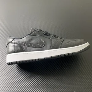 AIR JORDAN 1, "DT " - "DD9315-003" Air Jordan 1 Low OG Golf”Black Croc”