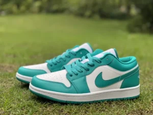 AIR JORDAN 1, " DT " -  " DC0774-132 " AJ1 low cut white green!