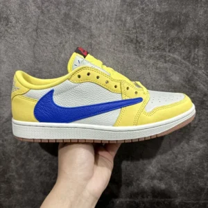 AIR JORDAN 1, " Y3 " -  " DZ4137-700 " AJ1 inverted hook low cut yellow blue!