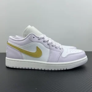 AIR JORDAN 1, " DT " -  " DC0774-501 " AJ1 Low Help White Purple!