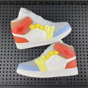 AIR JORDAN 1, "DT" - "DJ6908-100" Air Jordan 1 mid “to my first coach”