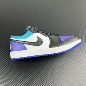 AIR JORDAN 1, " DT " -  " 553558-154 " AJ1 low cut white black purple!
