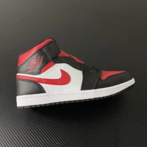 AIR JORDAN 1, "DT" - "554724-079" Air Jordan 1 Mid “bred toe”