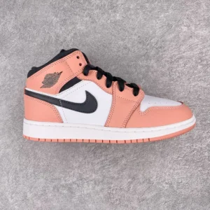 AIR JORDAN 1, "DT" -  "555112-603"Air Jordan 1 MID AJ1 Qiao 1 mid top cultural casual sports board shoes