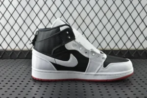 AIR JORDAN 1, "DT" - " DD9338-016"AJ1 MID black, white, and red markings