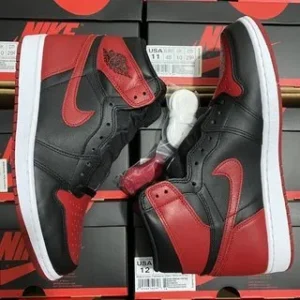 AIR JORDAN 1, "LJR" - "555088-001" Jordan Air Jordan 1 Retro Bred Banned