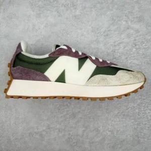 M Batch New Balance 327, "DT" - "WS327COB"New Balance 327 Grey Green Purple!