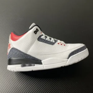 AIR JORDAN 3, "X" - " CZ6433-100" Batch Jordan Air Jordan 3 se-t ip denim fire red