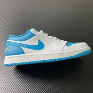 AIR JORDAN 1, " DT " -  " 553558-174 " AJ1 low cut blue and white!