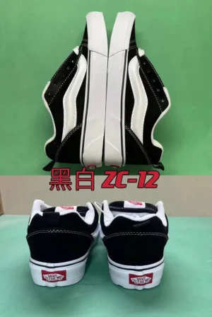 vans Bread shoes, "ZC-12" - "VN0009QC6BT"Vans bread shoes black and white
