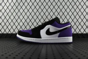AIR JORDAN 1, "DT" - " 553558-125"Air Jordan 1 Low “Court Purple”