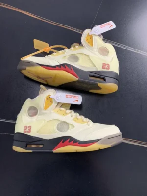 AIR JORDAN 5, " OG " -  "DH8565-100" AJ5 White Cicada Wings!