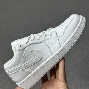 AIR JORDAN 1, " DT " -  " 553558-130 " AJ1 low cut pure white!