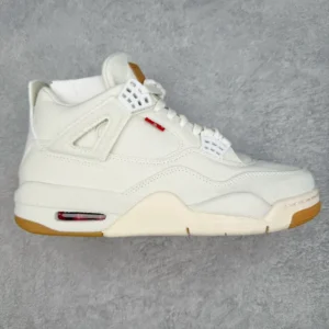 AIR JORDAN 4, "KZ" - "AO2571-100"AJ4 “Denim” Levi’s Co branded Cowboy White