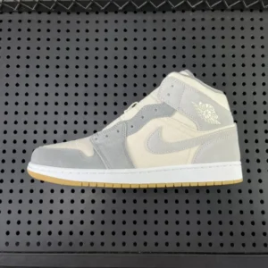 AIR JORDAN 1, "DT" -  "DN4281-100"AJ1 MID Coconut Milk Ash
