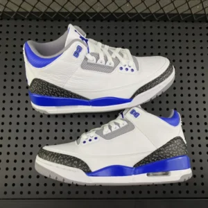 AIR JORDAN 3, " X " -  " CT8532-145 " AJ3 Racing Blue!