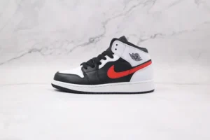 AIR JORDAN 1, "DT" - " 554725-075"Mid Help Black, White, and Red