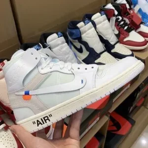 AIR JORDAN 1, "LJR" -  "AQ0818-100"OFF-WHITE x Jordan Air Jordan 1 High White the ten