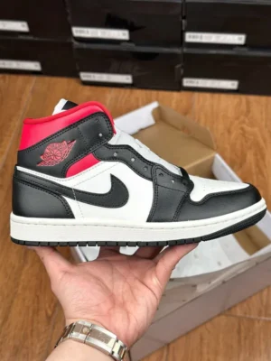AIR JORDAN 1, "DT" -  "BQ6472-061"Air Jordan AJ1 Mid Black, White, and Red
