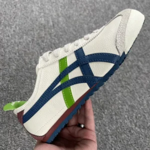 PH Batch Onitsuka Tiger MEXICO 66, "PH" - "1183A201-115"PH version Asics Onizuka Tiger white, blue, and green color scheme
