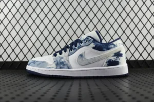 AIR JORDAN 1, "DT" - "CZ8455-100" Air Jordan 1 low se washed denim