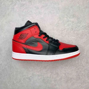 AIR JORDAN 1, "DT" -  "554724-074"Air Jordan 1 Mid AJ1 Joe 1 mid top neutral cultural basketball shoes