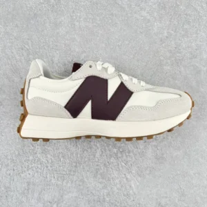 M Batch New Balance 327, "M" - "WS327KA "New Balance 327 White Grey Wine Red!
