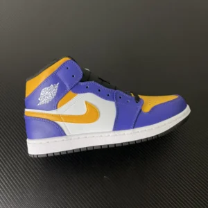 AIR JORDAN 1, "DT" - "DQ8426-517"Air Jordan 1 Mid “Lakers”