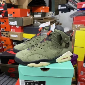 AIR JORDAN 6, "OG" - "CN1084-200"  Iravis Scott x Jordan Air Jordan 6 medium olive tsh