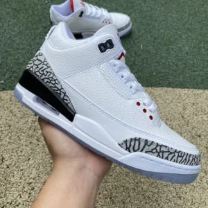 AIR JORDAN 3, "X" - "923096-101" AJ3 white cement ash!