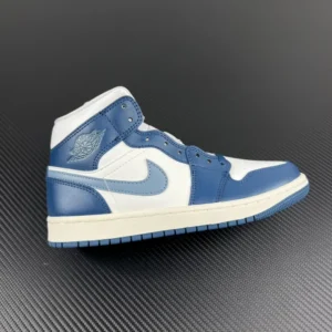 AIR JORDAN 1, "DT" - "BQ6472-414T" AJ1 Mid White Blue! Product number: !