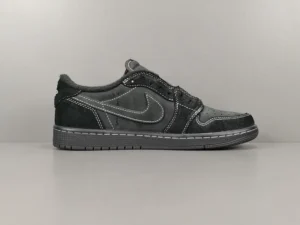 AIR JORDAN 1, "OG" - "DM7866-001" Iravis Scott x Jordan Air Jordan 1 Low OG Black/Phantom”
