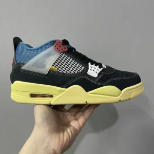 AIR JORDAN 4, "XP" -  "DC9533-001" AJ4UN splicing black and blue!